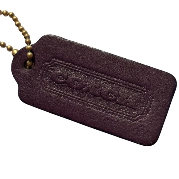 Coach | Rare Vintage Everett Crossbody 9934 | Eggplant Leather | 1995 | Mini Bag - Picture 13 of 14